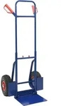 vidaXL Erweiterbarer Handwagen Blau und Rot 49,5 x 53 x 114 cm Stahl