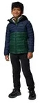Columbia Jungen Powder Lite 2 Hooded Jacket Pufferjacke Mit Kapuze, Rain Forest, -