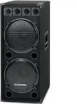DJ-2522 2-Wege-Lautsprecher, 1500 W, schwarz - Schwarz