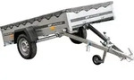 Anh&auml;nger Kipper Garden Trailer 230 KIPP [230 cm x 125 cm] mit Flachplane und