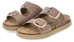Palado Damen Pantoletten KORMOS Taupe Rauleder Gr&ouml;&szlig;e: 36 - Taupe - 36