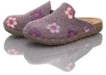 Gemini Damen Filz Pantolette lila Gr&ouml;&szlig;e 36 - 36