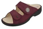FINN COMFORT Sansibar Damen Pantolette beerenfarben Nubukleder - Gr&ouml;&szlig;e: 39 -...