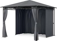 Blumfeldt Mondo - Pergola Partyzelt Gartenzelt Gazebo, Gr&ouml;&szlig;e: 2,95 x 2,6 x...