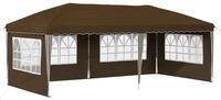 vidaXL Pop-up Partyzelt 574 x 289 x 245 cm Taupe