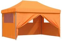vidaXL Party-Zelt 279 x 410 x 315 cm Orange Oxford-Stoff