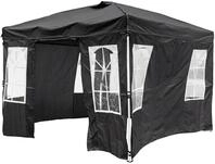 COSTWAY Pop Up Faltpavillon 300x300cm, Pavillon h&ouml;henverstellbar,...
