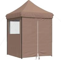 vidaXL Partyzelt 200 x 200 x 306 cm Braun Oxford-Stoff