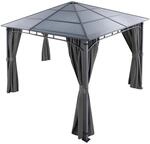 tectake&reg; Gartenpavillon Caracas mit Aluminiumgestell, pulverbeschichtet