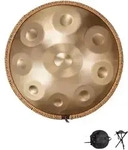 VEVOR Handpan Trommel 55,9 cm 9 Noten D-Moll Stahl Handtrommel mit Schl&auml;geln...
