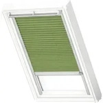 VELUX Dachfenster Plissee blickdicht moosgr&uuml;n mit grauem Alu-Rahmen...