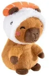 Capybara Kuscheltier Sushi 25 cm - CAPY-CREW Pl&uuml;schtier braun - Braun