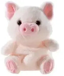 Kuscheltier Schwein Anti-Stress CHAGIYA, 13 cm, mit Granulatf&uuml;llung zum Kneten -