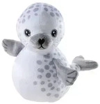 Anti-Stress Robbe Pl&uuml;schtier mit Memory Foam, 18 cm