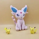 Pokemon Psiana Kuscheltier - 14 cm Pl&uuml;schtier Espeon