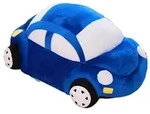 Kuscheltier Auto K&auml;fer Stofftier 35 cm Blau - Blau