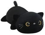 Beschwertes Pl&uuml;schtier Katze zur Angstlinderung 60 cm Schwarz