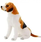 Stofftier Hund Beagles 75cm Lebensecht Pl&uuml;schtier f&uuml;r Kinder