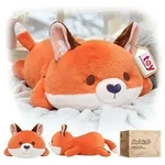 Kuscheltier Fuchs Pl&uuml;schtier 33 cm Kawaii Pl&uuml;schkissen f&uuml;r Jungen und...