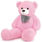 Gro&szlig;er Teddyb&auml;r XL Rosa Pl&uuml;schtier Kuscheltier 1er Pack - Rosa