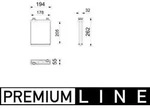 MAHLE AH 357 000P W&auml;rmetauscher Innenraumheizung K&uuml;hler f&uuml;r BMW iX (I20)