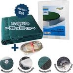 Abdeckplane f&uuml;r 700x300cm Acht-/Oval Pools und Schwimmbecken - 160 g/m&sup2; extra