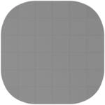 vidaXL Pool Bodenschutzmatte 36 stk. &Oslash; 350 cm Rund EVA-Schaum Grau