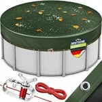tillvex&reg; Premium Poolabdeckung rund 460 - 500 cm (&Oslash; 560 cm) mit Montageset |...