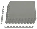 vidaXL Pool Bodenschutzmatte 6 stk. Grau 2,16 m2 EVA-Schaum