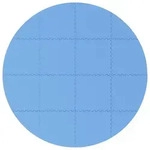 vidaXL Pool Bodenschutzmatte 16 stk. &Oslash; 235 cm Rund EVA-Schaum Blau