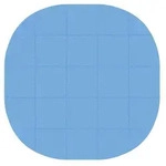 vidaXL Pool Bodenschutzmatte 25 stk. &Oslash; 292 cm Rund EVA-Schaum Blau