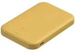 Powerbank Uniq Lyden Lexa Magnetic, 5000 mAh, PD, USB-C, MagSafe, Gelb