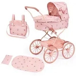 Bayer Design 14326AA Puppenwagen nostalgisch, klassisch, mit Korb, Tasche,...