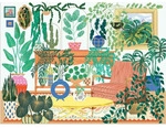 Houseplant Haven 1000 Piece Foil Puzzle
