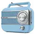 MUSE M-056 VB Kofferradio tragbar mit FM/MW, AUX-In & Netz-/Batteriebetrieb -...