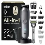 Braun Multigroom All-in-One Series 9, 22-in-1 Trimmer, AIO9545, Grau - Grau