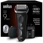 Braun Rasierer Series 9 Sport 9150cc, Folienschaber, Schwarz, Tasten, Akku,