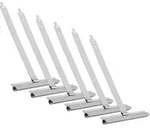 BAUHELD&reg; Rolladen Aufh&auml;ngefeder [6 St&uuml;ck] - Aufh&auml;ngefedern in 205mm Maxi - Grau