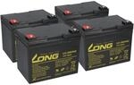 4x Kung Long U1-36NE 12V 36Ah (48V) - Flash 2000 Elektro-Roller - M6