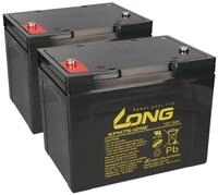 24V 75Ah Akku-Satz passend f&uuml;r Meyra / Ortopedia Allround 960C &ndash; 2x Kung Long