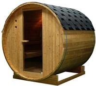 Outdoor Fasssauna TROMS&Ouml; L f&uuml;r 4 Personen