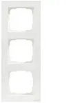 OPUS&reg; 55 Kubus Abdeckrahmen 3-fach Polarwei&szlig; Elegantes Zeitloses Design F&uuml;r