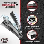 HEYNER&reg; Scheibenwischer f&uuml;r NISSAN NAVARA NP300 Pick-up 01.2015 - 10.2026,...
