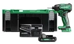 Hikoki WH18DDWRZ, Schlagschrauber, Pistolengriff, 1/4", Schwarz, Gr&uuml;n, 3200...