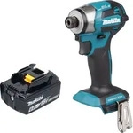 Makita DTD 173 G1 Akku Schlagschrauber 18 V 180 Nm 1/4&ldquo; Brushless + 1x Akku...
