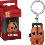 Chainsaw Man - Pochita - Schl&uuml;sselanh&auml;nger Funko Pocket POP! Keychain - Braun