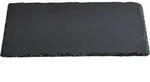 Kesper Buffet-Platte aus Schiefer, Ma&szlig;e: 40 x 30 cm, 38101 - Schwarz