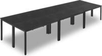 VEVOR Konferenztisch Besprechungstisch f&uuml;r 16 Personen 6-tlg. 140 x 60 cm (pro)