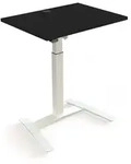 STIER Steh-Tisch elektrisch 501-9 80 x 60 cm Schwarz/Wei&szlig; mel. 72-120 cm