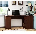 Schreibtisch mit Stauraum | B&uuml;rotisch | 3 Schubladen & Regalablage -...